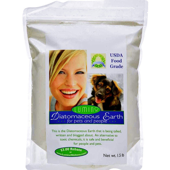 Diatomaceous Earth Pets Non-Toxic Mechanical Flea Treatment Powder