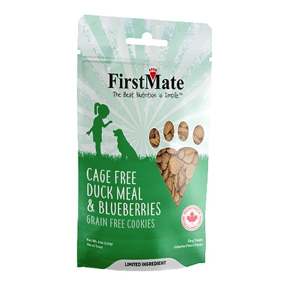 Cage-Free Duck Meal & Blueberries Grain-Free Dog Cookies