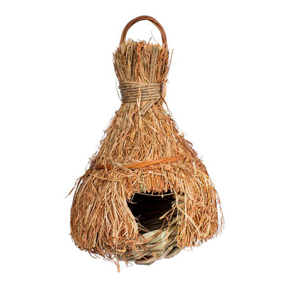Small Bird Twig Tiki Hut Hanging Bird Hideout