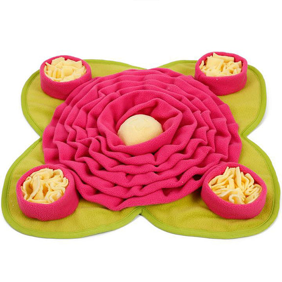 Four Leaf Snuffle Mat Slow Feeding Dog Toy
