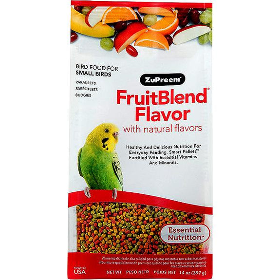 Fruit Blend Flavor Bird Food Pellets For Small Birds