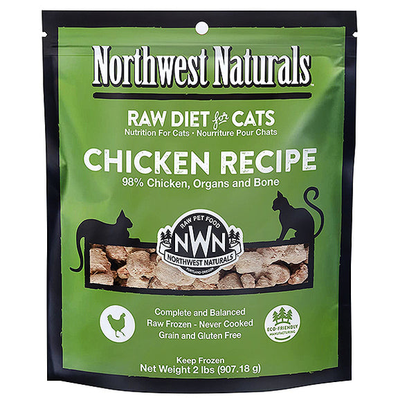 Nibbles Chicken Recipe Frozen Raw Cat Food