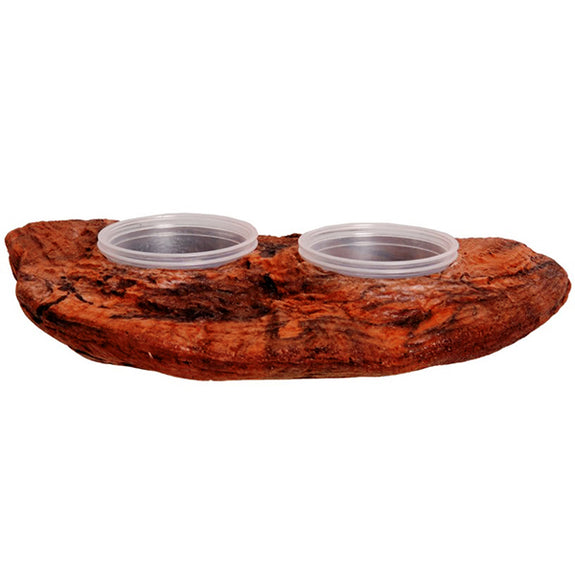 MagNaturals Gecko Ledge Magnetic Realistic Artificial Stone Reptile Dish Mojave