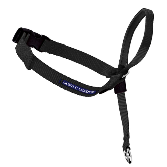 Gentle Leader No-Pull Nylon Headcollar Black