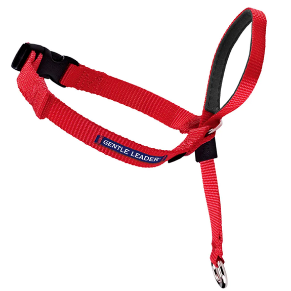 Gentle Leader No-Pull Nylon Headcollar Red