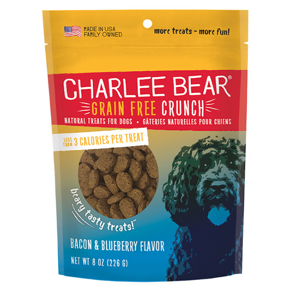 Grain-Free Crunch Bacon & Blueberry Dog Treats
