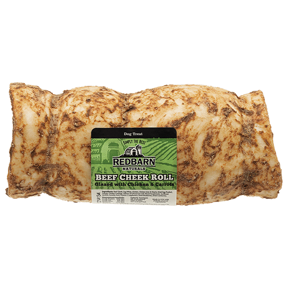 Glazed Beef Cheek Roll Dog Chew