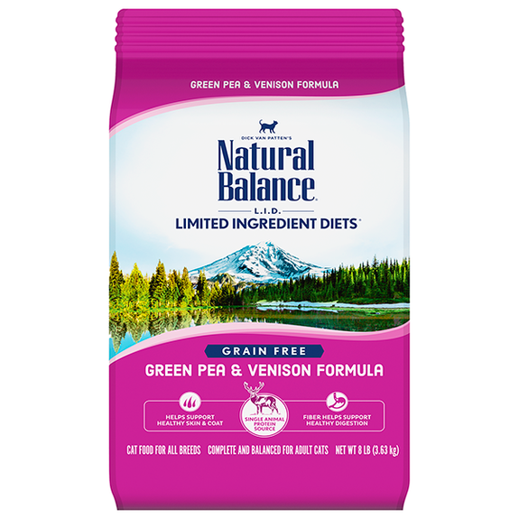 Limited Ingredient Diet Green Pea & Venison Grain-Free Dry Cat Food