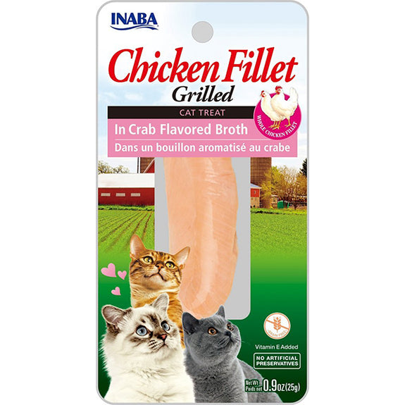 Grilled Chicken Fillet in Crab Broth Grain-Free Gourmet Cat Treat