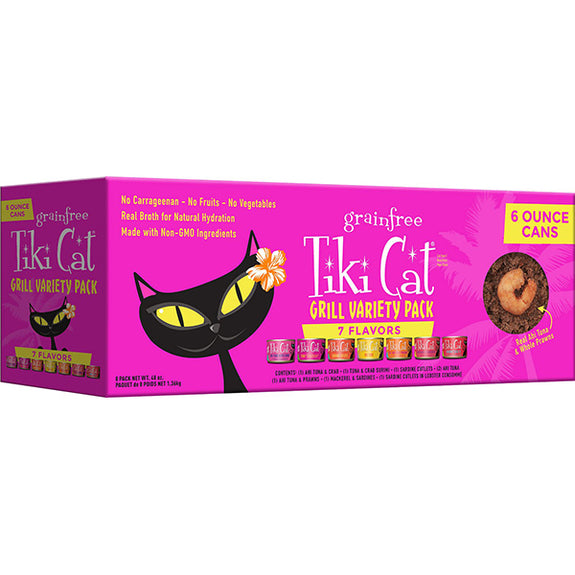 King Kamehameha Luau Variety Pack Grain-Free Wet Canned Cat Food