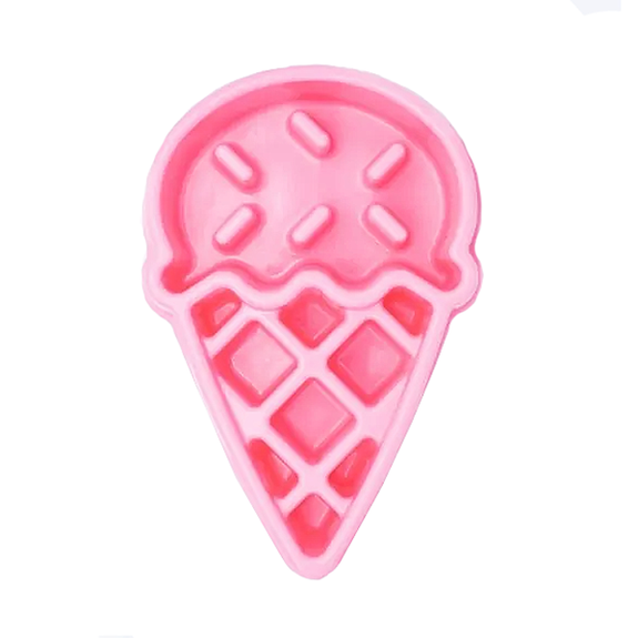 Happy Bowl Ice Cream Slow Feeder Dog Bowl Pink