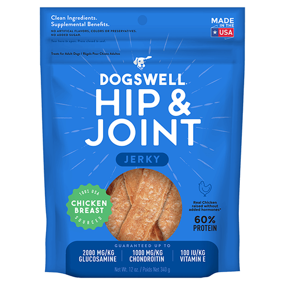 Hip & Joint Chicken Breast Recipe Jerky Dog Treats