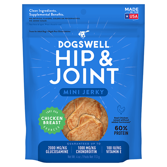 Hip & Joint Chicken Breast Recipe Mini Jerky Dog Treats