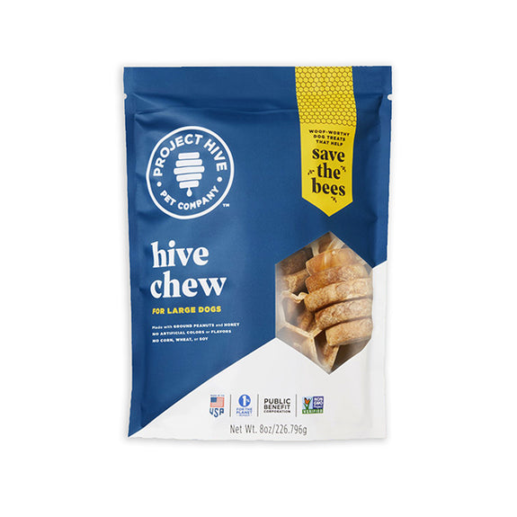 Hive Chew Treats Honey & Peanut Dog Treats
