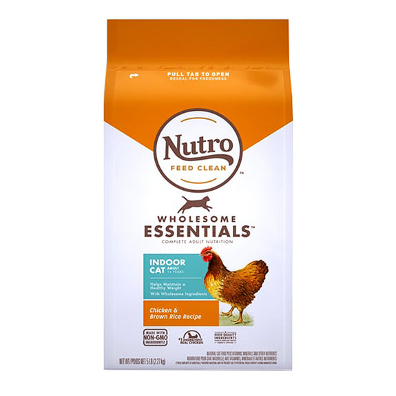 Wholesome Essentials Indoor Adult Chicken & Rice Dry Cat Food