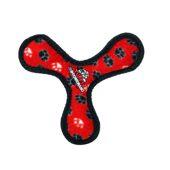 Bowmerang Durable Squeaky Plush Dog Toy Red
