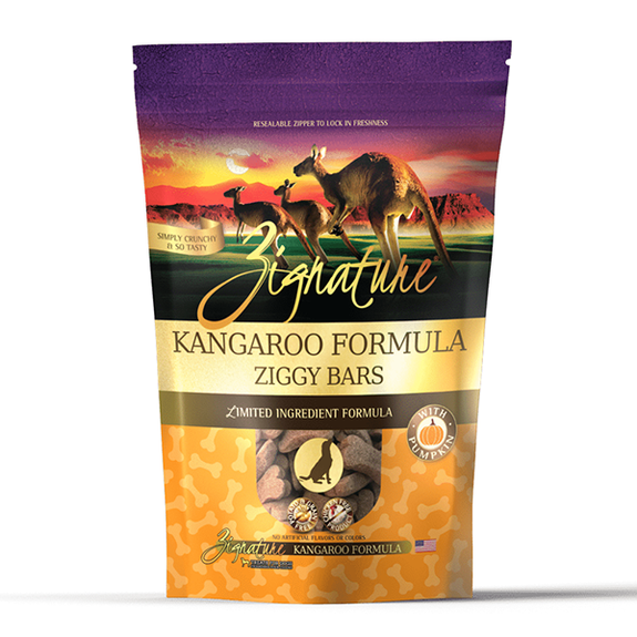 Kangaroo Formula Ziggy Bars Limited Ingredient Grain-Free Crunchy Dog Treats