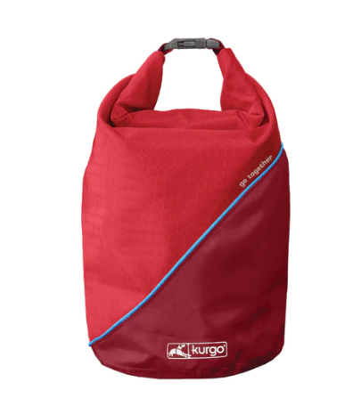 Kibble Carrier Waterproof Travel Pet Food Container Red