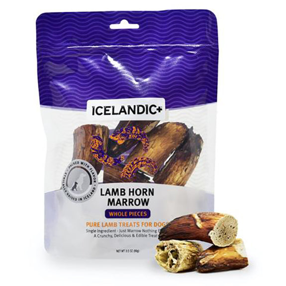 Lamb Horn Marrow Whole Pieces Air Dried Grain-Free Dog Treats