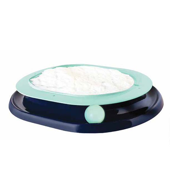 Lay N' Play Track Bed & Catnip Toy Combo for Cats
