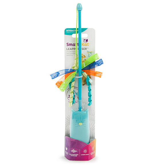 Leapin' Laser 2 in 1 Laser & Wand Interactive Cat Toy