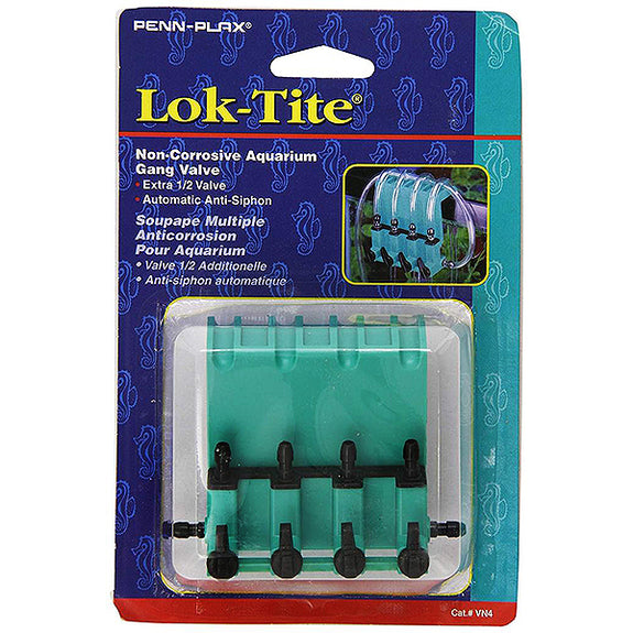 Lok-Tite Aquarium Gang Valve 4-Way