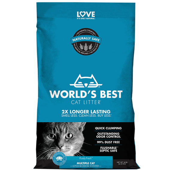 Multiple Cat Lotus Blossom Scent Clumping Cat Litter