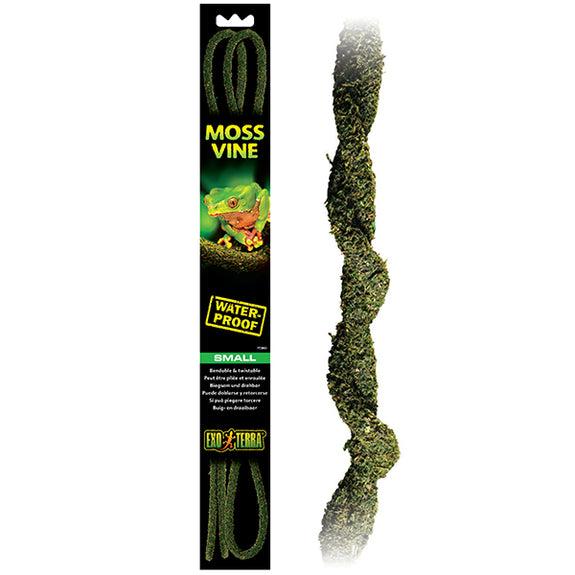 Waterproof Bendable Artificial Moss Vine Reptile Habitat Decor