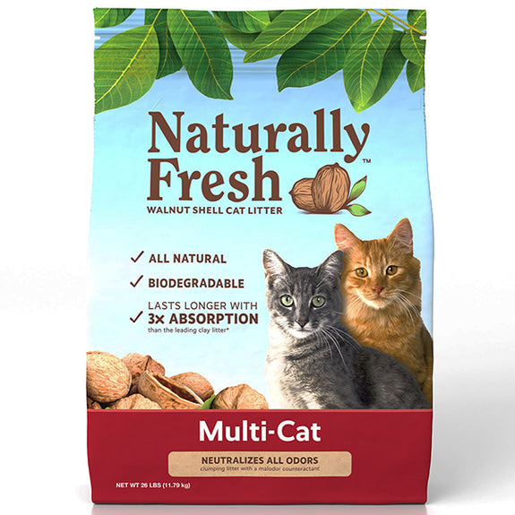 Walnut Shell Multi-Cat Quick Clumping Cat Litter