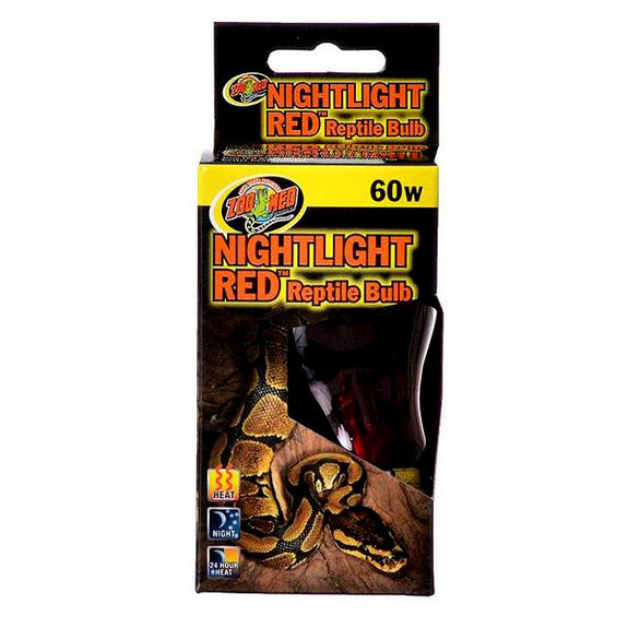 Nightlight Red Reptile Bulb Light & Heat Emitter 60 Watt
