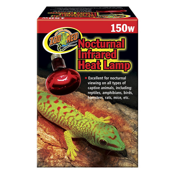 Nocturnal Infrared Heat Lamp Reptile Heat Emitter 150 Watt