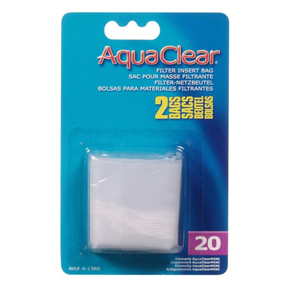 Nylon Filter Media Insert Bag for AquaClear 20 Power Filter