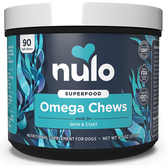 Functional Omega Chews for Skin & Coat Support Soft & Chewy Dog Supplements