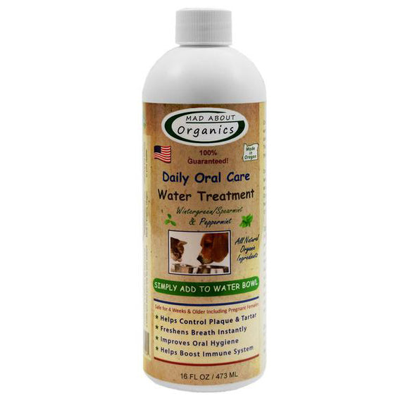 Organic Daily Pet Oral Care Dog & Cat Water Additive Liquid