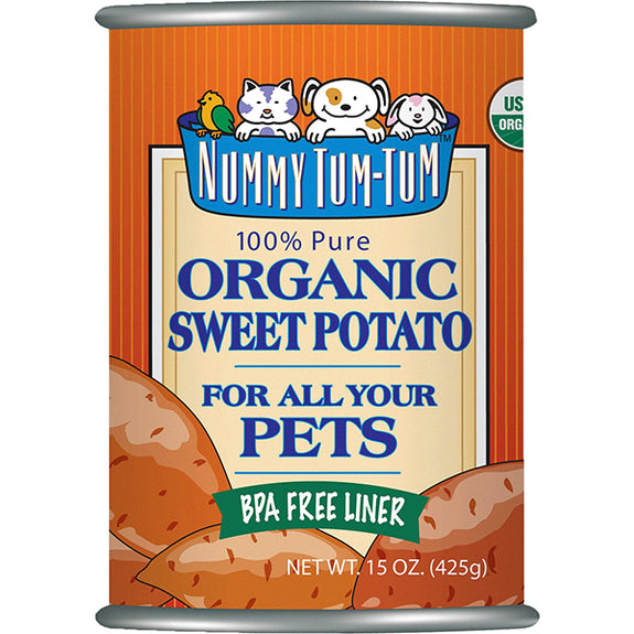 Pure Organic Sweet Potato Wet Canned Dog & Cat Food Supplement