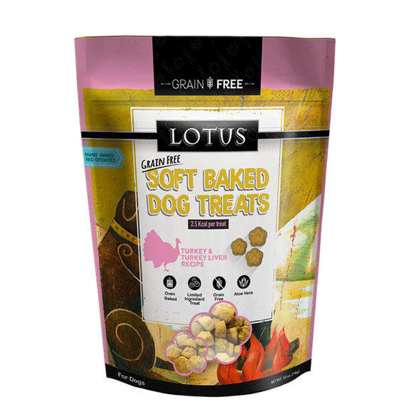 Soft Baked Turkey & Turkey Liver Recipe Grain-Free Dog Treats