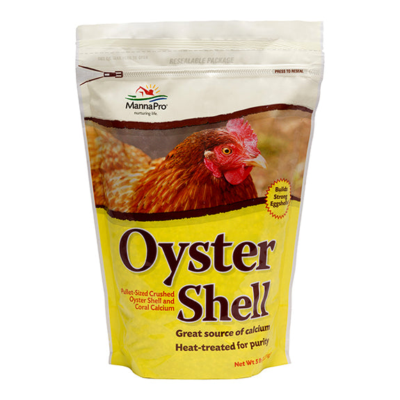 Oyster Shell Crushed Pellet-Sized Poultry Calcium Supplement