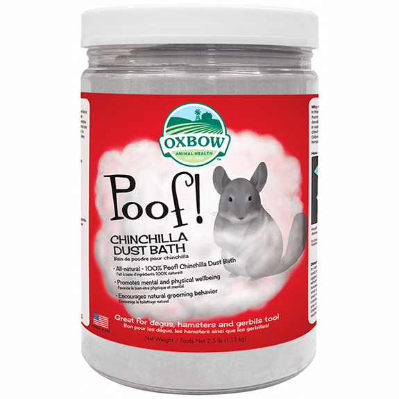 Poof! Chinchilla Dust Bath Grooming Powder