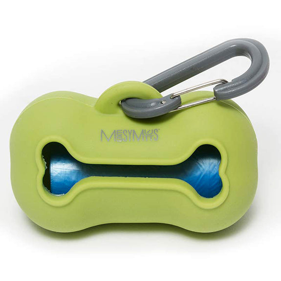 Silicone Poop Bag Holder for Dogs Green