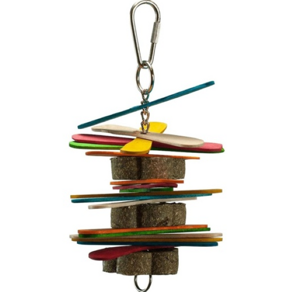 Nibbles Popsicle Sticks & Hay Chews Hanging Small Animal Chew Toy