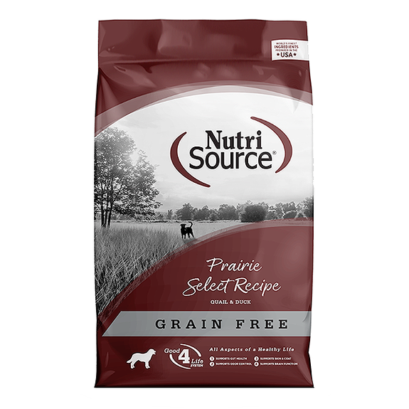 Prairie Select Quail & Duck Recipe Grain-Free Dry Dog Food