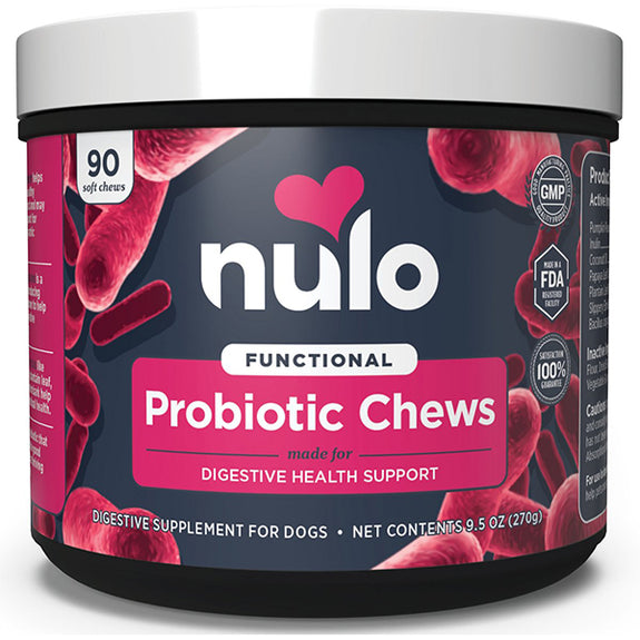 Functional Probiotic Chews for Digestive Health Support Soft & Chewy Dog Supplements