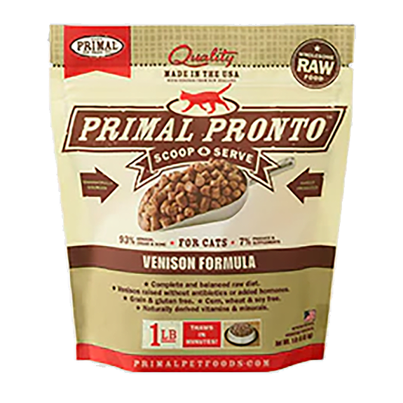 Pronto Venison Formula Frozen Raw Cat Food