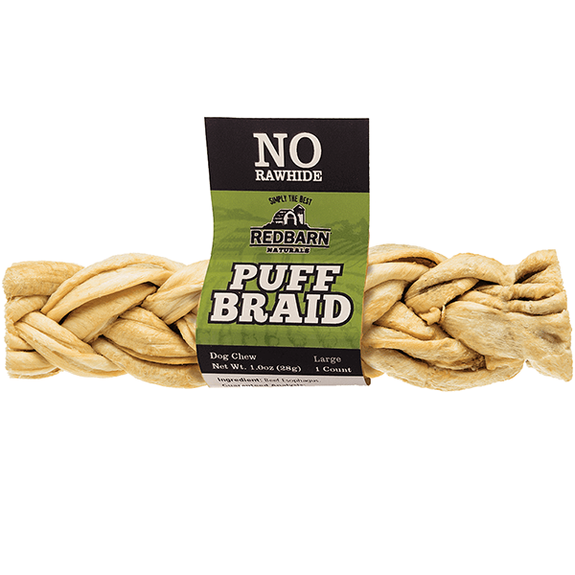 Puff Braid Esophagus Dog Chew