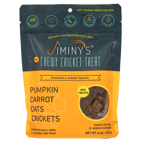 Pumpkin & Carrot Recipe Chewy Cricket Dog Treats