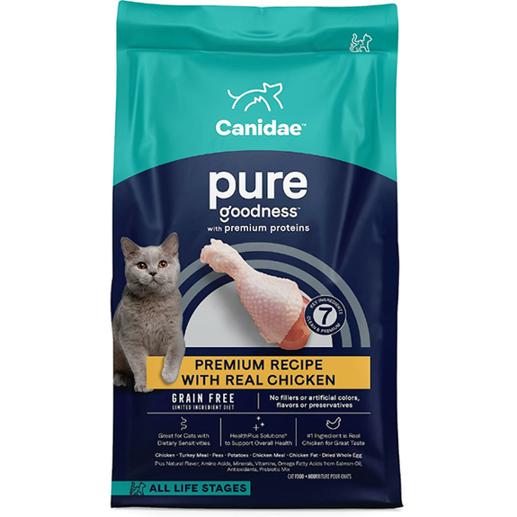 PURE Goodness Real Chicken Recipe Limited Ingredient Diet Grain-Free Dry Cat Food