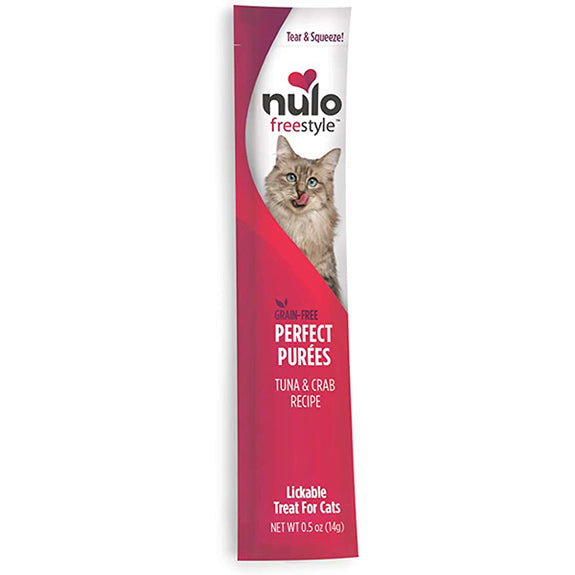 FreeStyle Perfect Purees Tuna & Crab Recipe Grain-Free Lickable Cat Treat
