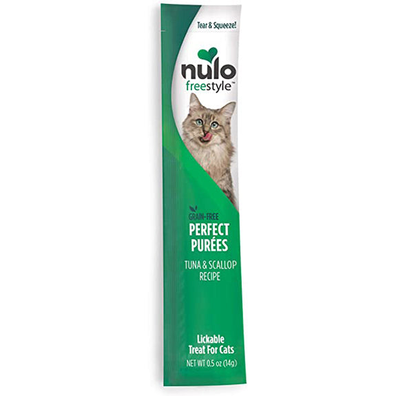 FreeStyle Perfect Purees Tuna & Scallops Recipe Grain-Free Lickable Cat Treat