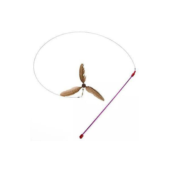 Da Purr-Peller Feather Erratic Wand Cat Toy