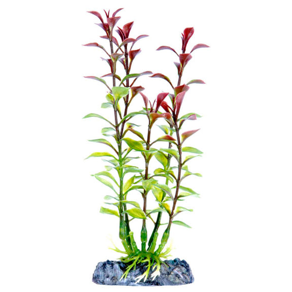 Sinkers Aqua Plants Artificial Red Ludwigia Aquarium Decoration